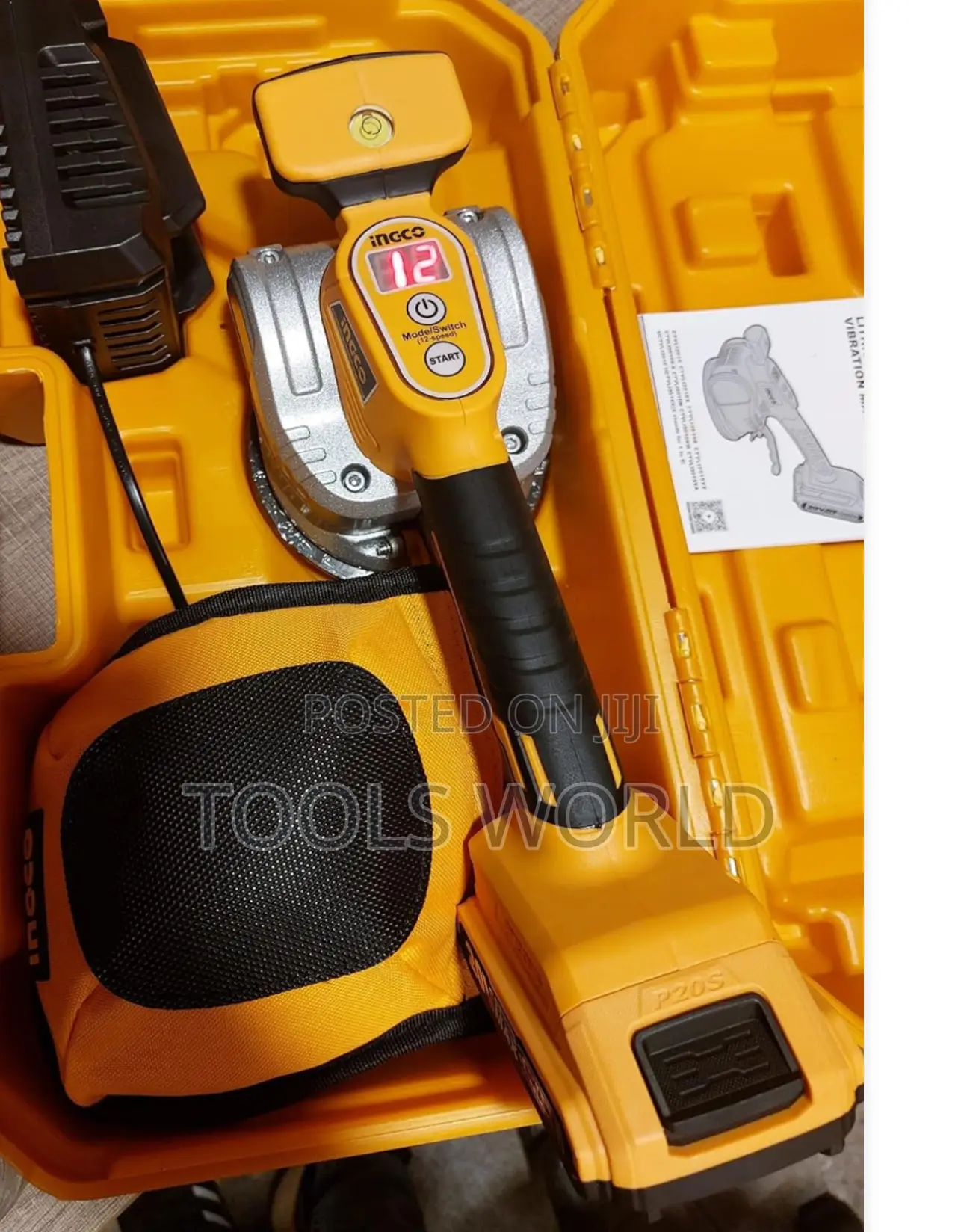 Lithium Ion Cordless Tile Vibration 20V Leveling Machine