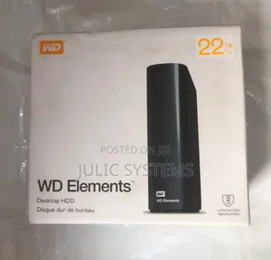 WD 22TB Elements Desktop USB 3.0 External Hard Drive