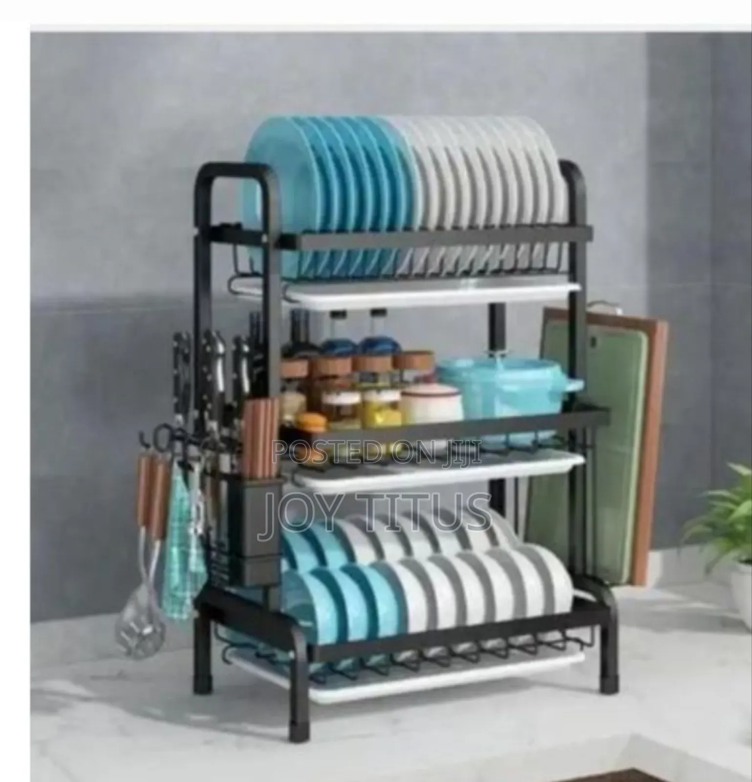 3 Layers Durable Plate Rack