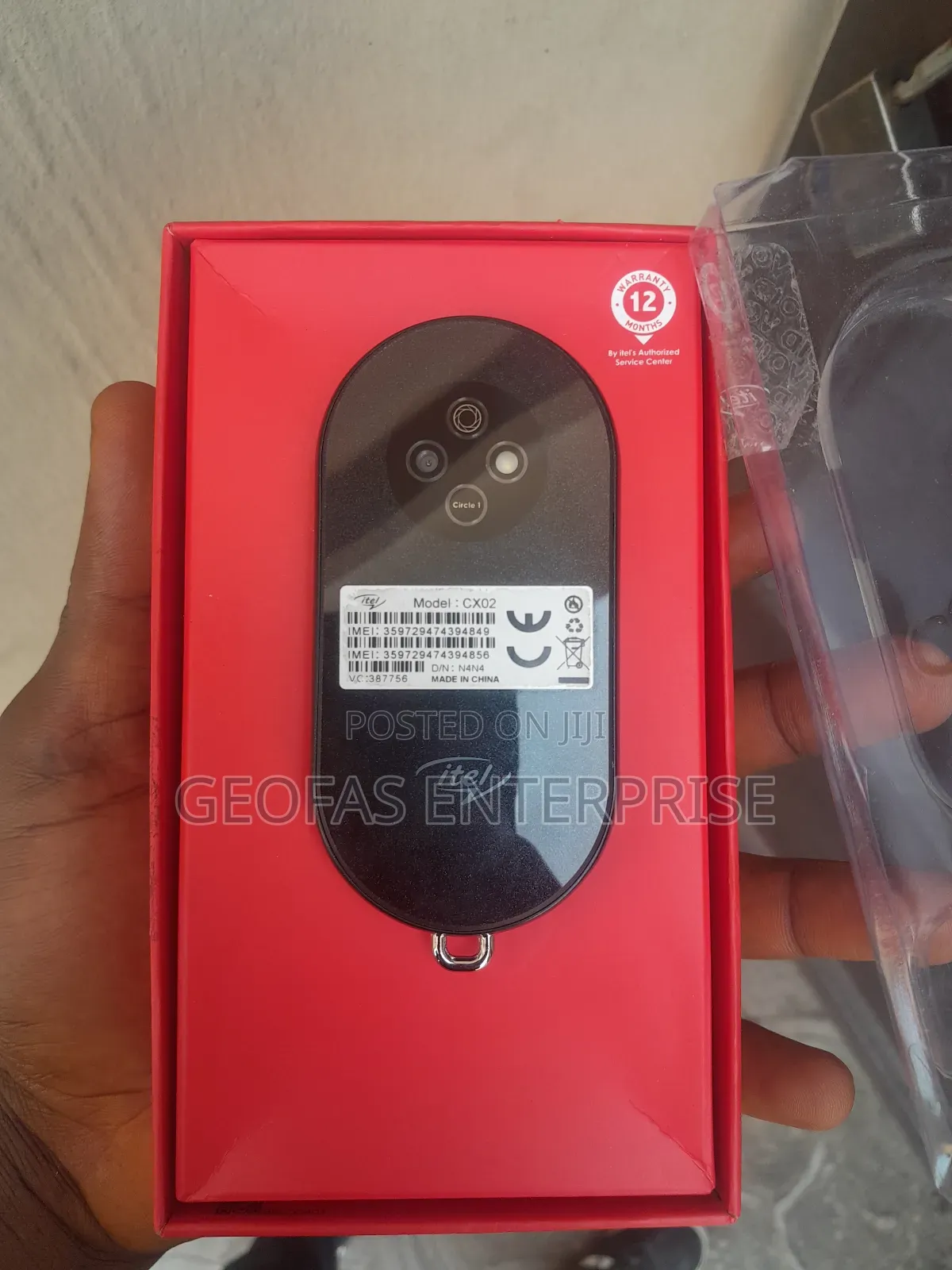 New Itel Circle 1 Black