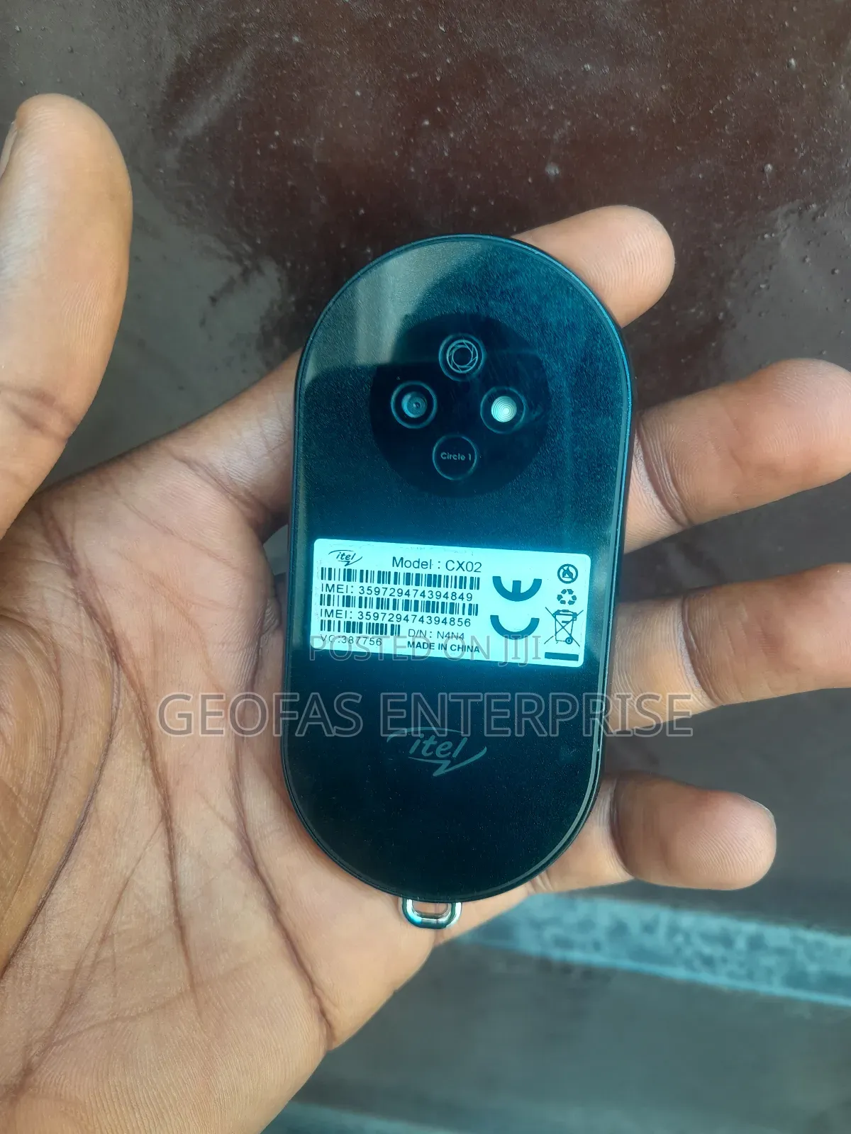 New Itel Circle 1 Black