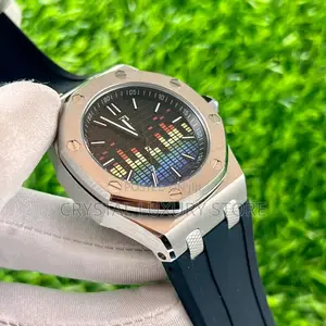 Audemars Piguet Quality Luxury Rubber Strap Wristwatch In