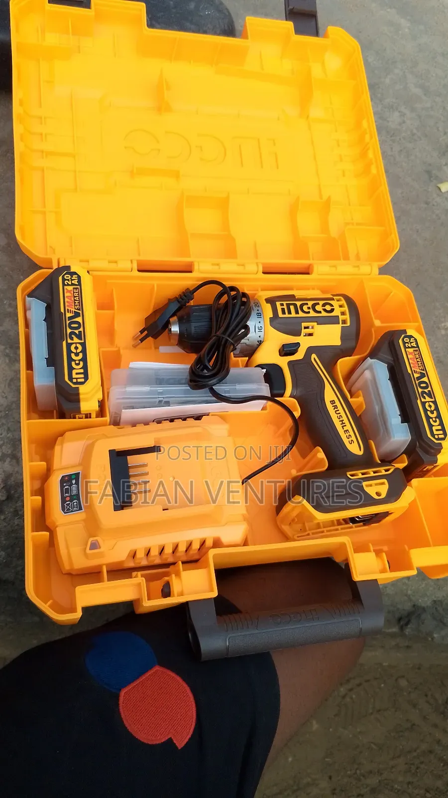 INGCO Battery Drilling Machine 20V