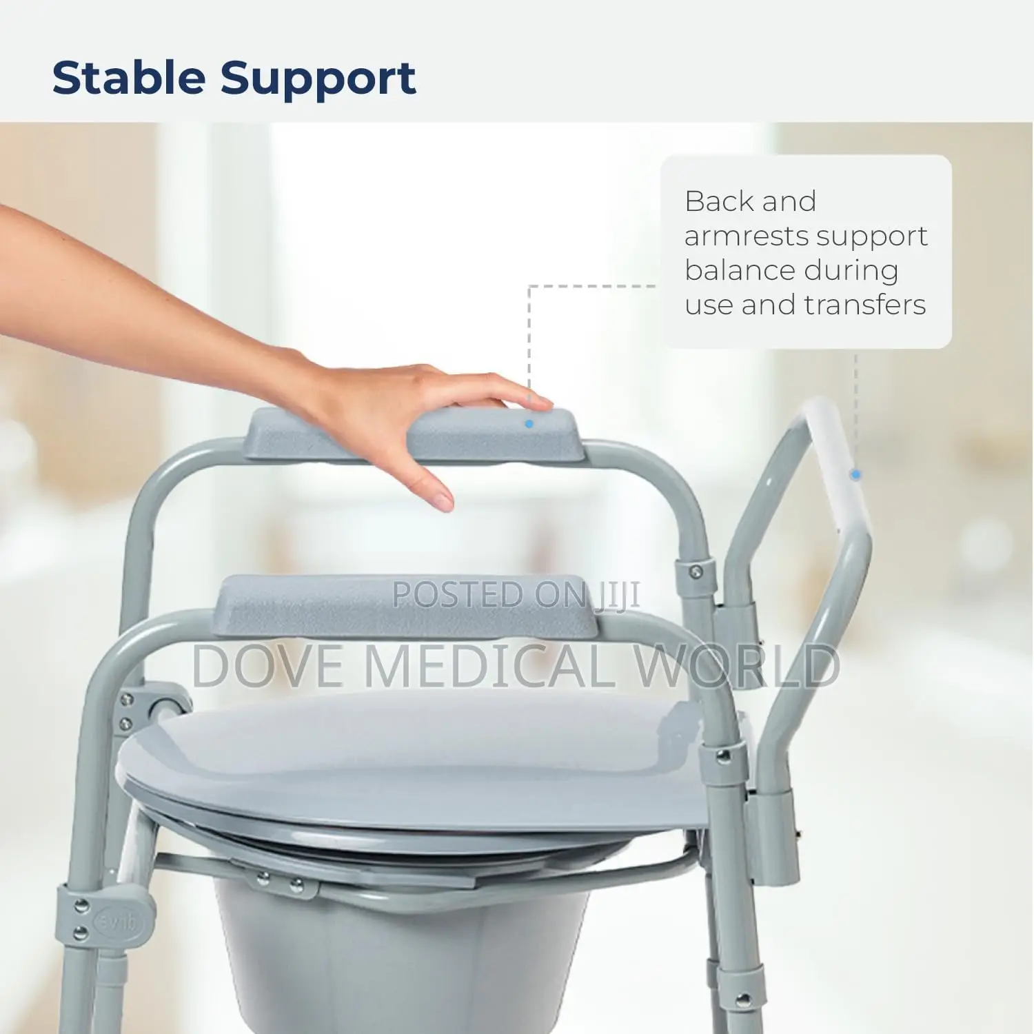 Foldable Commode Chair