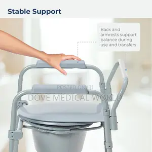 Foldable Commode Chair