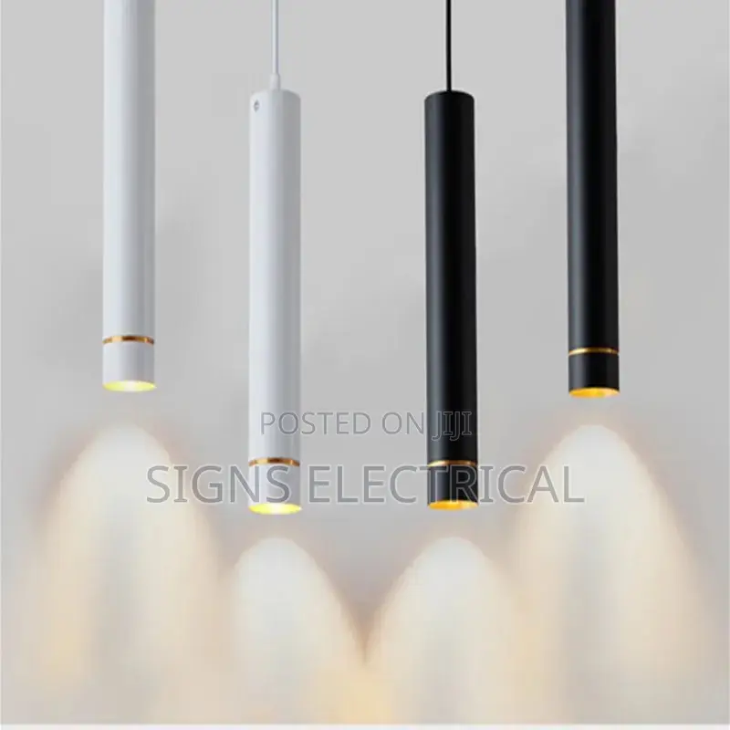 Lighting LED Cylindrical Long Tube Pendant