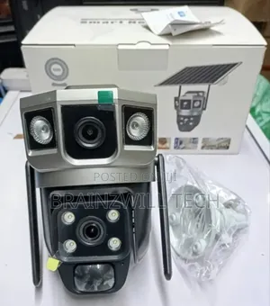V380 4g Solar Dual Lens 3 Screen Camera