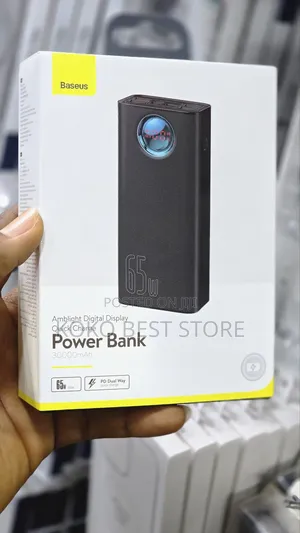 Basues 65W Amblight Digital Display Quick Charge Power Bank