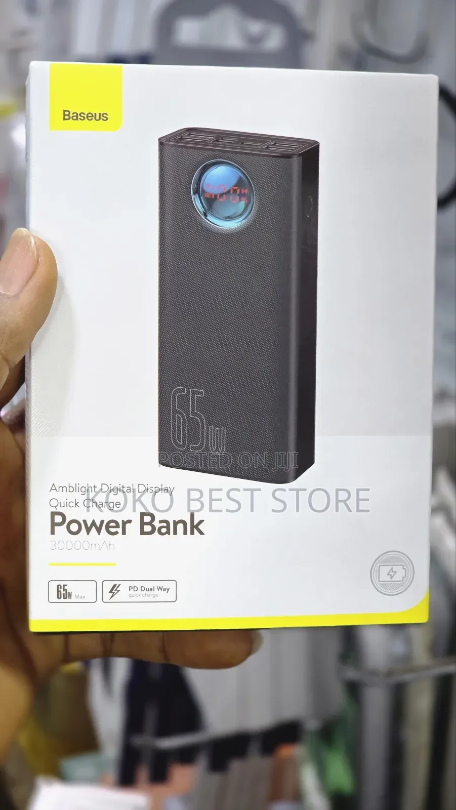 Basues 65W Amblight Digital Display Quick Charge Power Bank