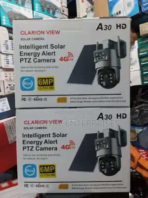 A30 Hd 6mp Intelligent Solar Energy Alert PTZ Camera