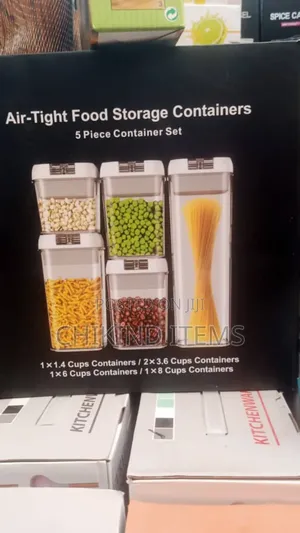 5 PCS Airtight Food Storage Containers