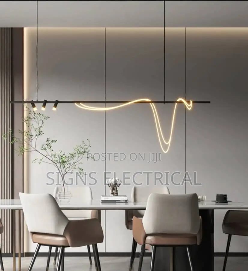 Nordic Pendant Lights Flexible Hose With Spotlight