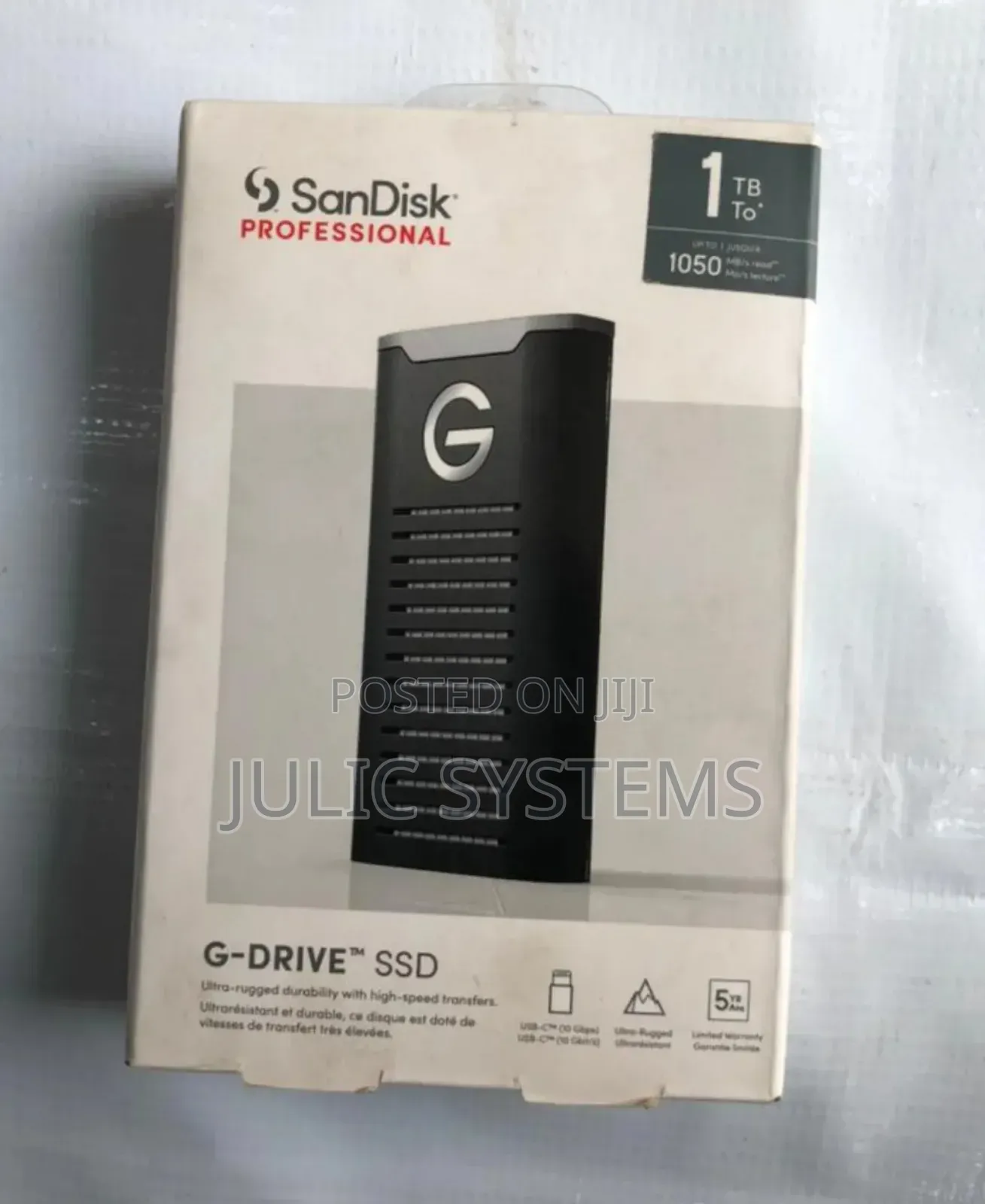 Sandisk Professional 1tb G-Drive SSD