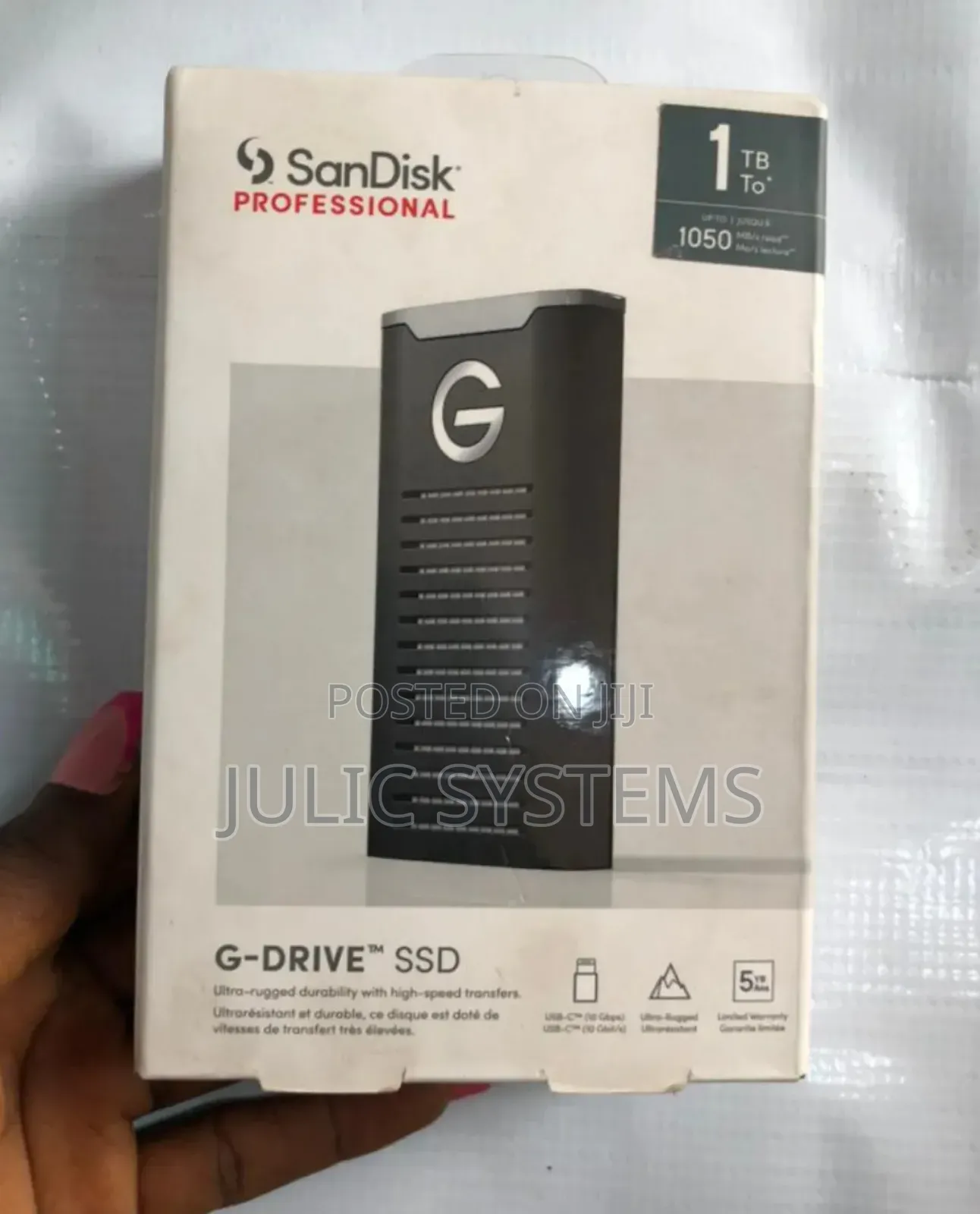 Sandisk Professional 1tb G-Drive SSD