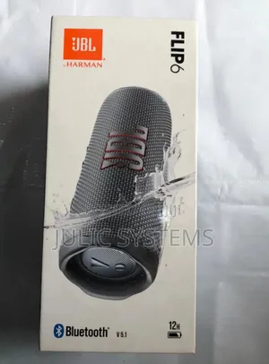 Photo - JBL Flip 6 Portable Waterproof Bluetooth Speaker (Black)