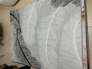 6*4ft Abstract Design Velvet Center Rug