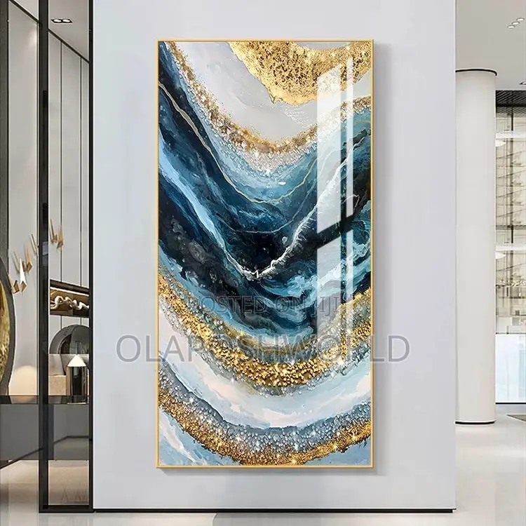 2ft *4ft Abstract Stoned Colorfully Art