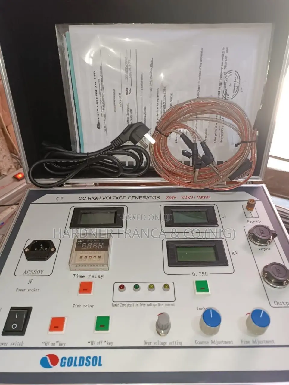 80kv Dc High Voltage Generator/ Hipot