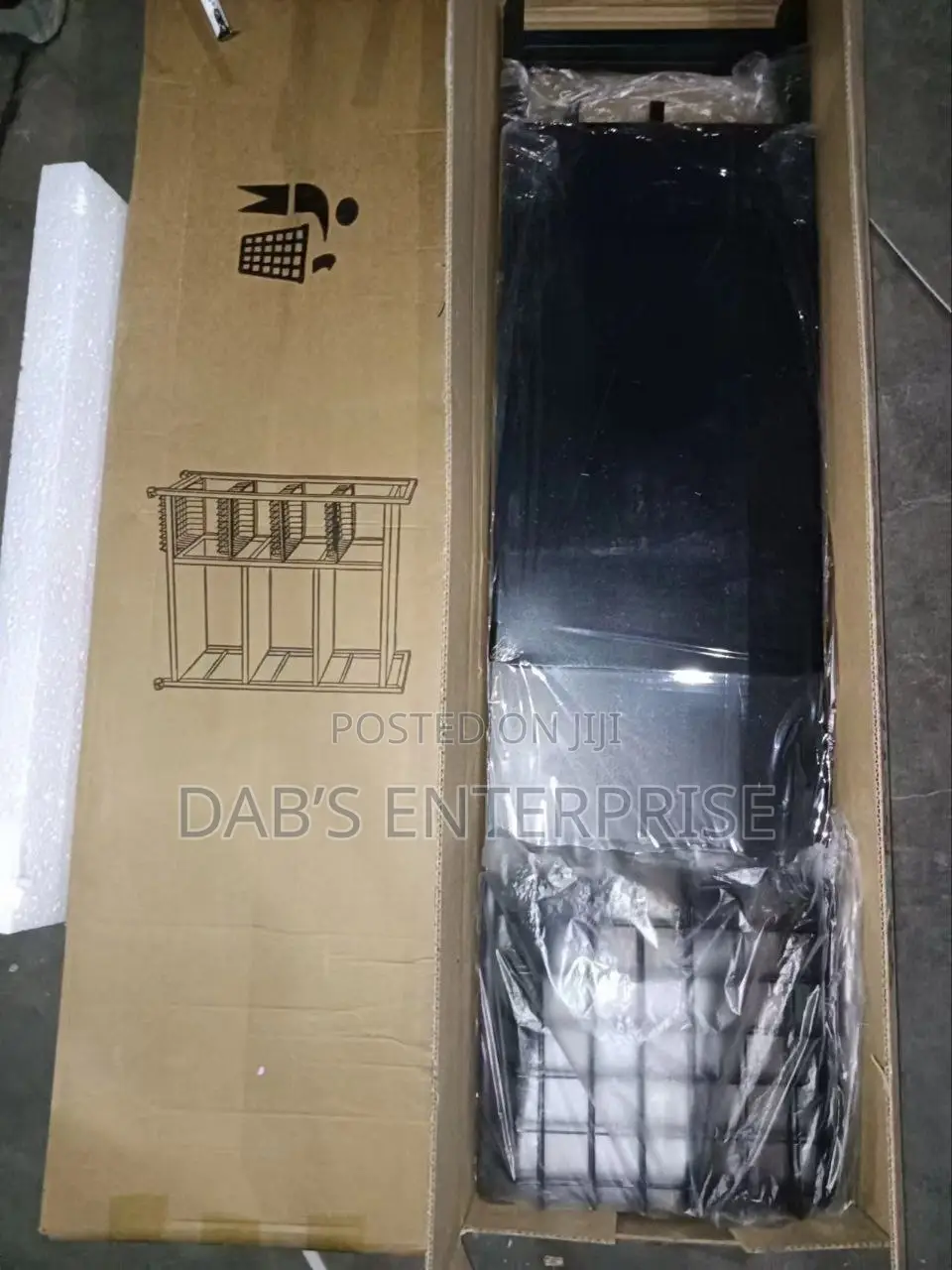 4-Storey Kitchen Shelf With 3 Wire Baskets