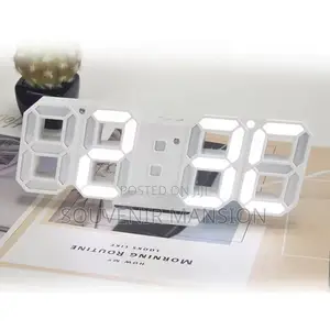 3D Alarm Digital Clock