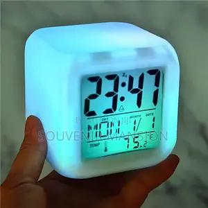 Multifunctional 7 Colour Changing Led Digital Alarm Clock