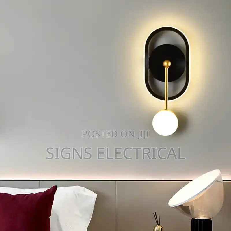 Led Minimalist Bedroom Bedside Wall Lamp
