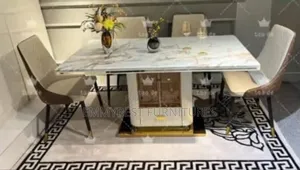 Classic Marble Top Dinning Set.