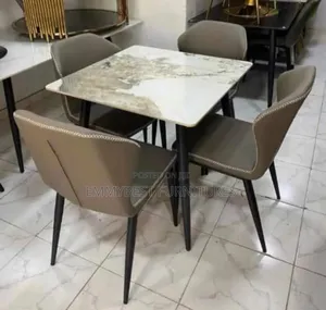 Marble Top 4 Seaters Dinning Set