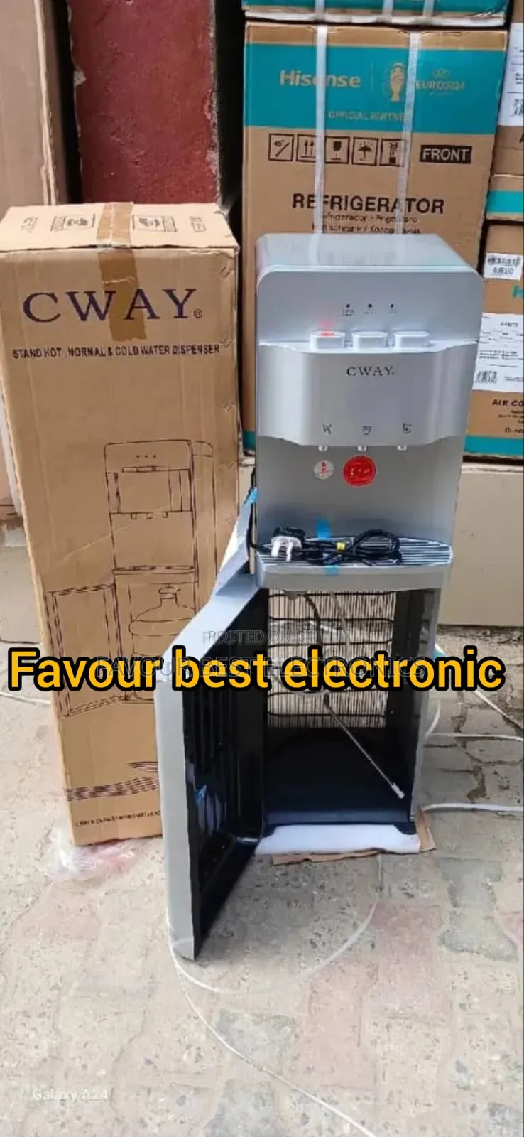 New Cway Water Dispenser Hot/Cold Normal Water Bottom Loader