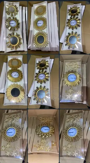 3 in 1 Wall Clock Decor