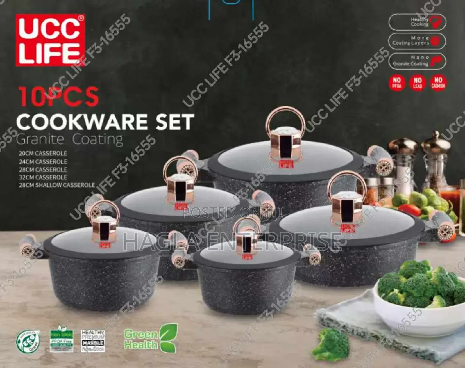 10 Pieces Quality Granite Pot