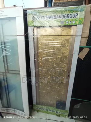 Gold Design Toilet Door