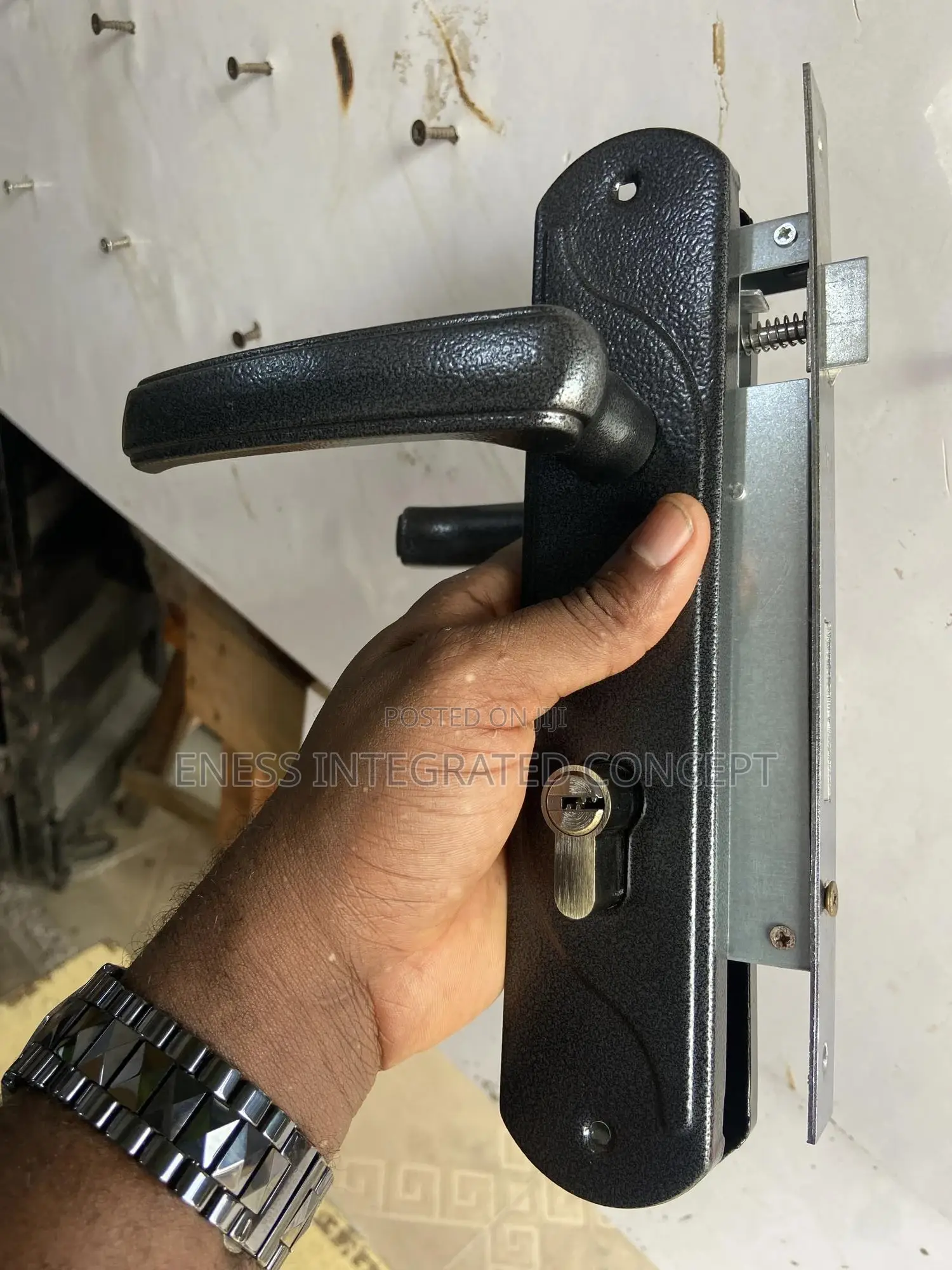 Door Lock With Small Engine