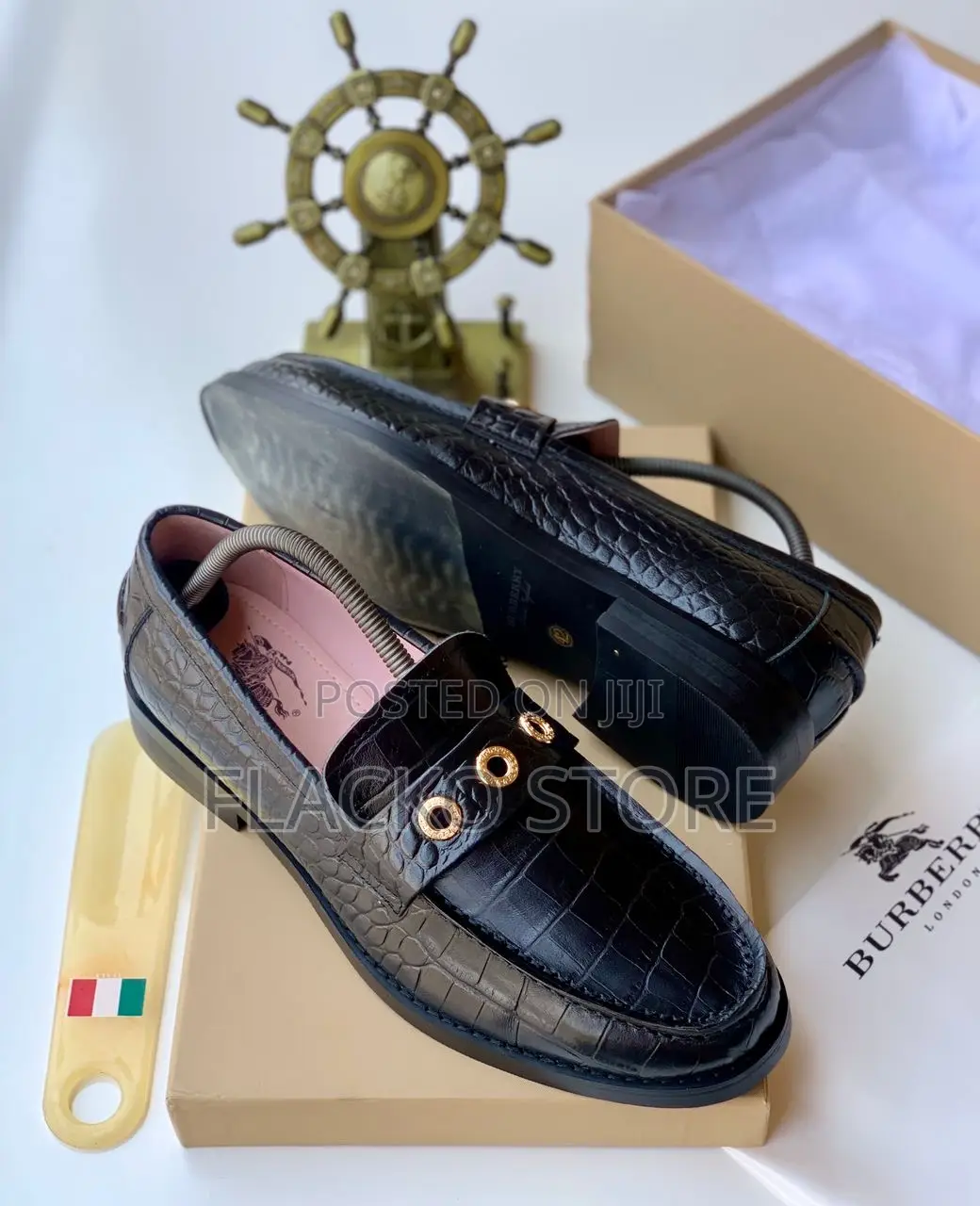 Original Burberry Loafers Shoes