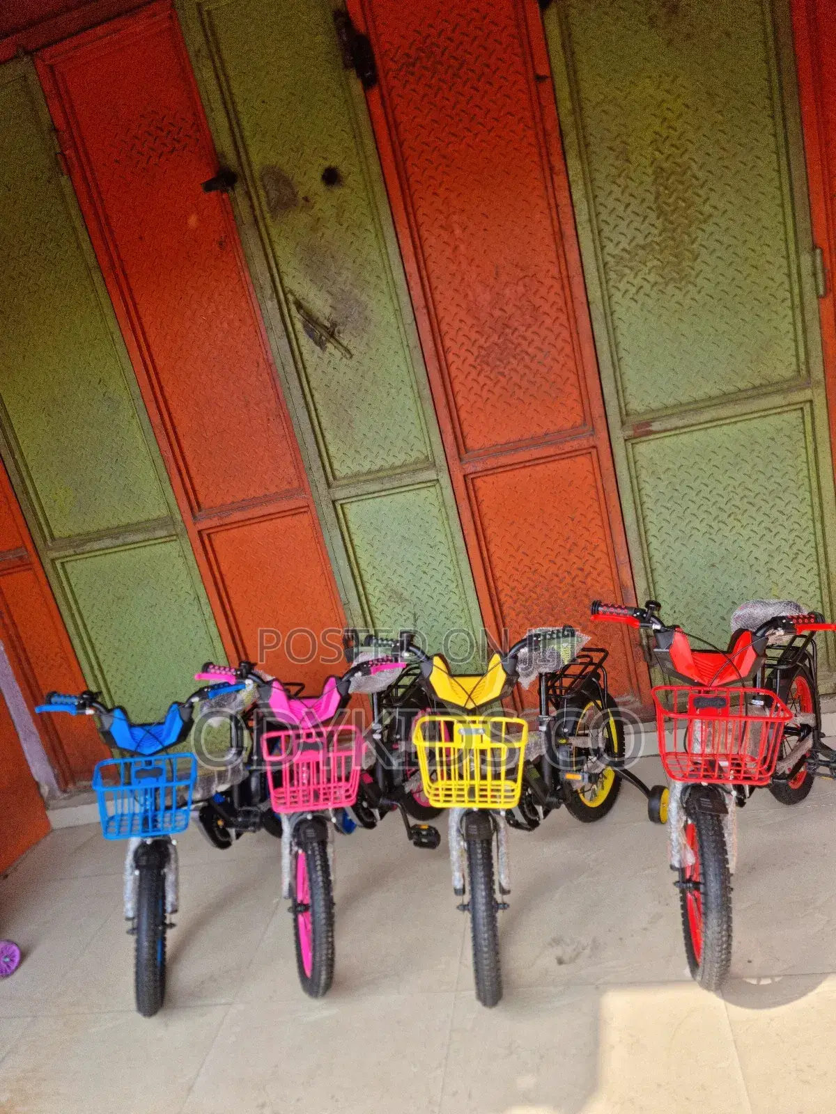 Kids Quality Bicycle With Back Carrier