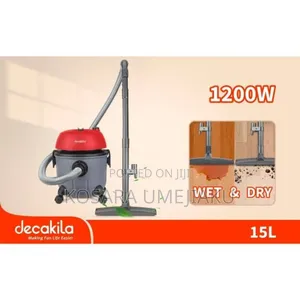 Decakila Vacuum Cleaner Wet\Dry 1200w 15litres