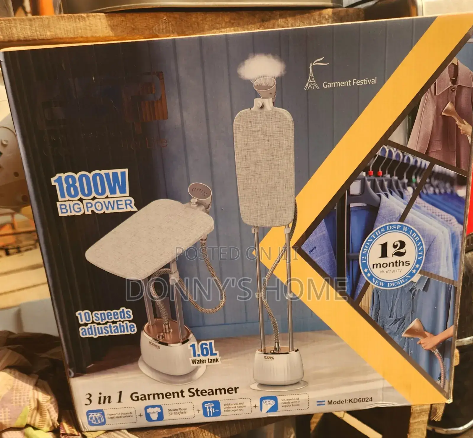 DSP Professional Garment Steamer KD6024