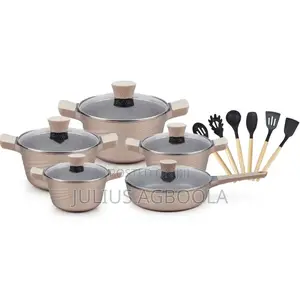 Granite Coated Alum Cookware Set