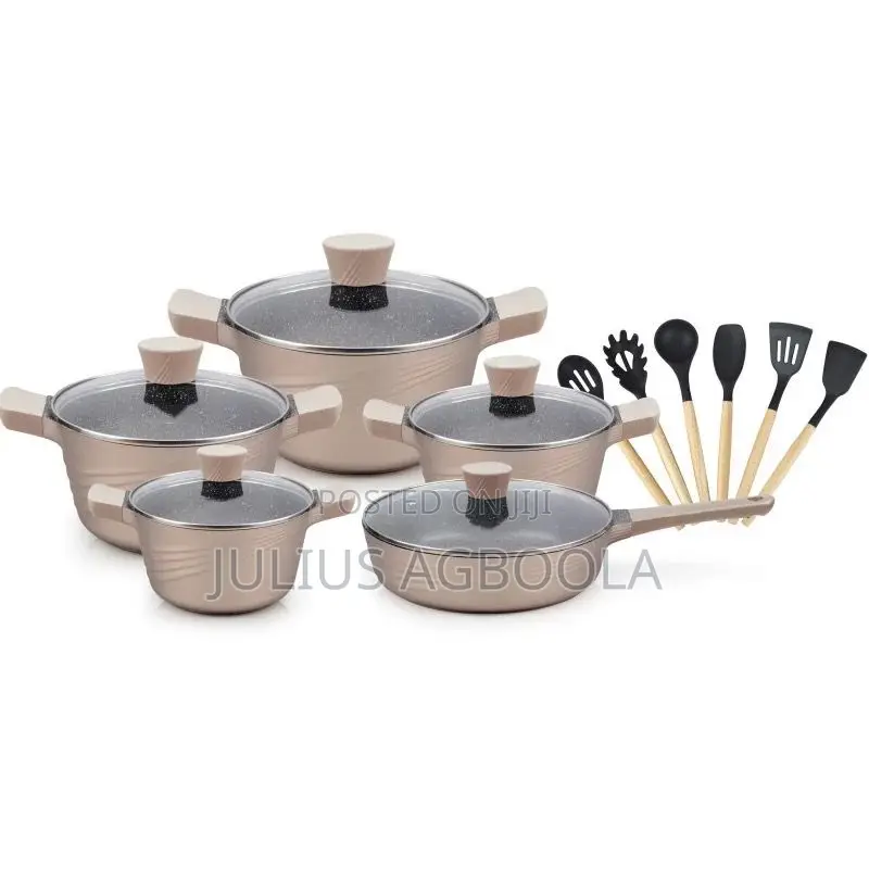 Granite Coated Alum Cookware Set