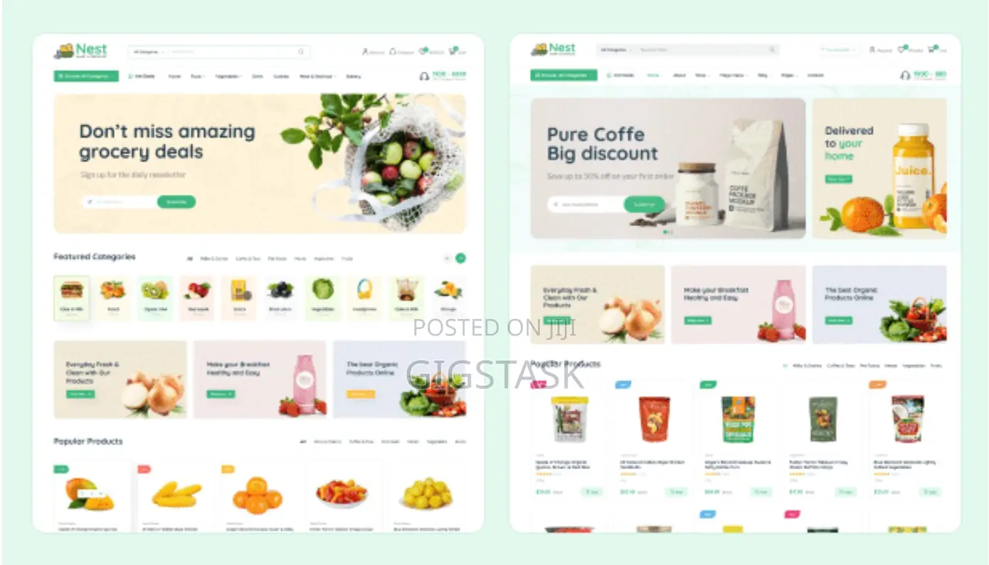 Will Create Ecommerce Website Like Jumia and Amazon