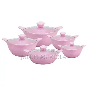 Set of 4 Quality Granite Pot