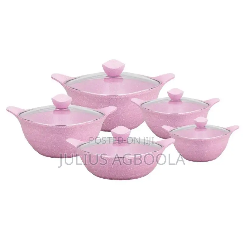 Set of 4 Quality Granite Pot