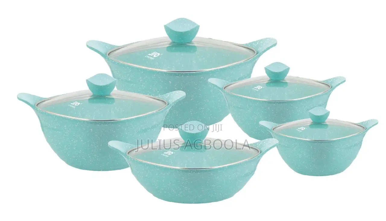 Set of 4 Quality Granite Pot
