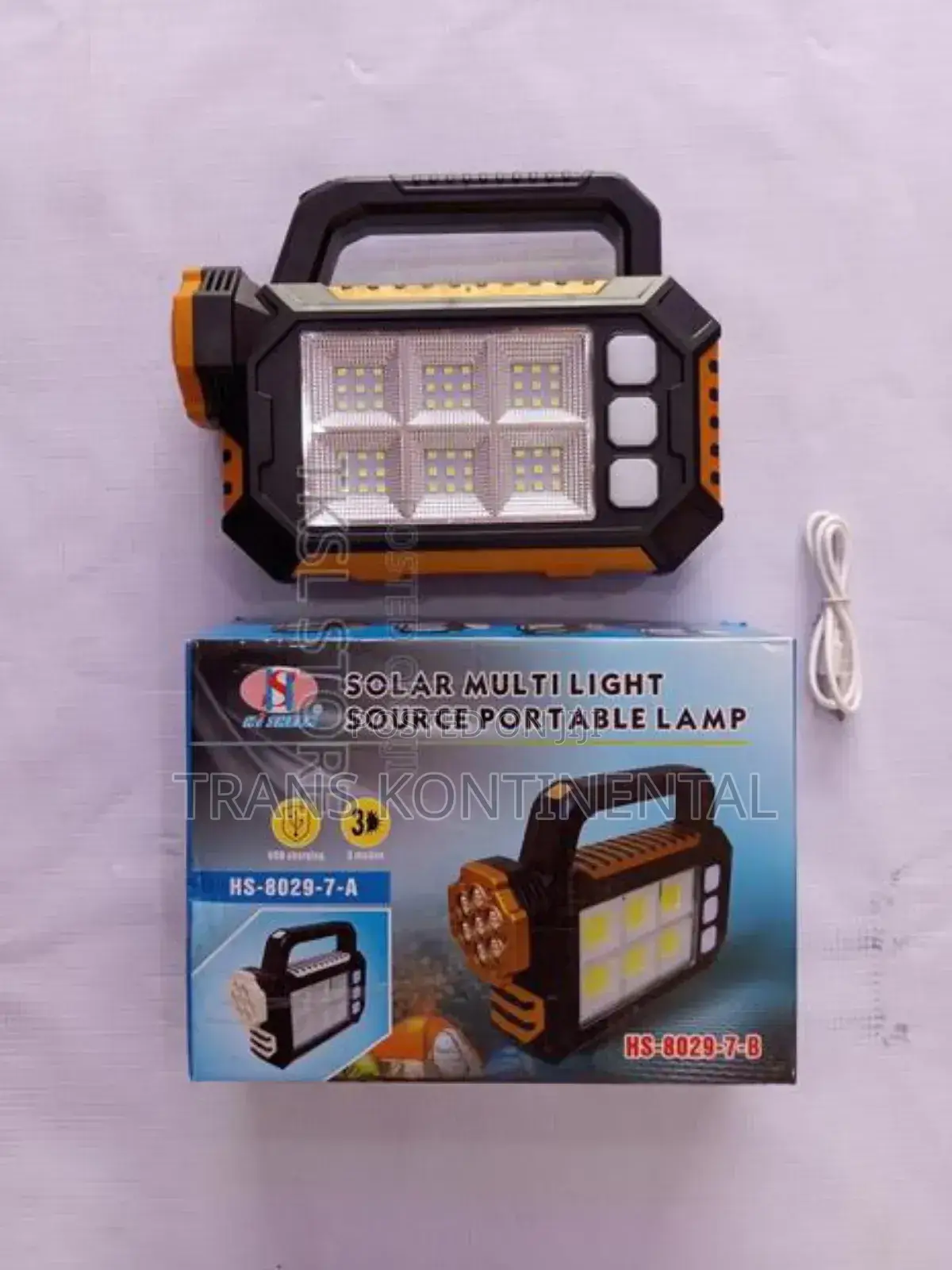 Solar Multi Light Source Portable Lamp