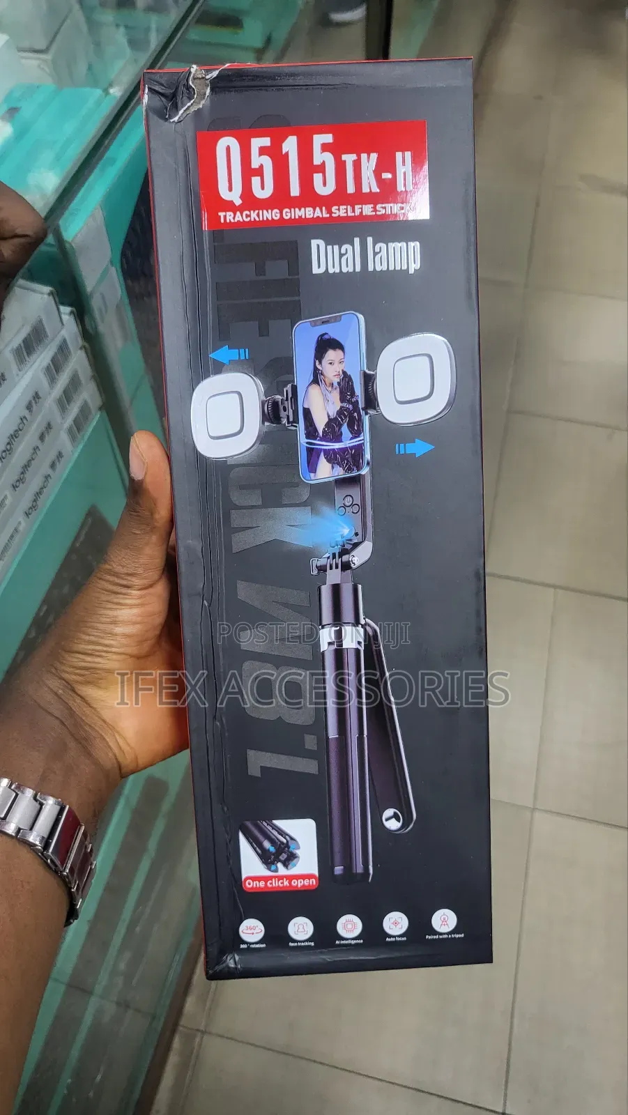 Q515tk-H Trackintlg Gimbal Selfie Stick