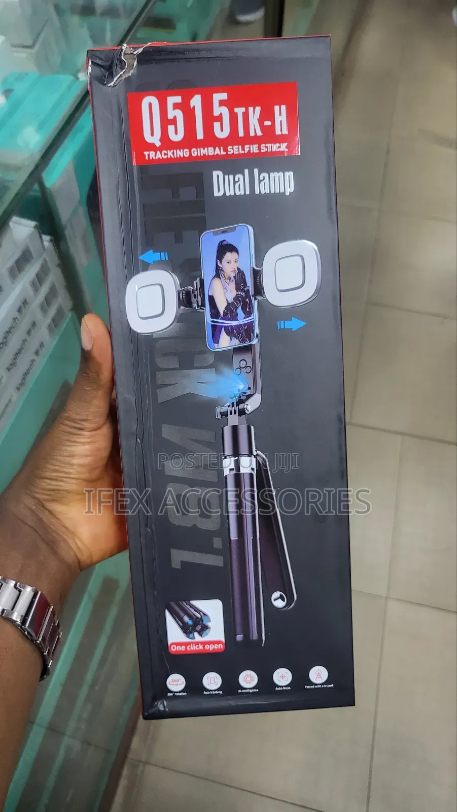 Q515tk-H Trackintlg Gimbal Selfie Stick