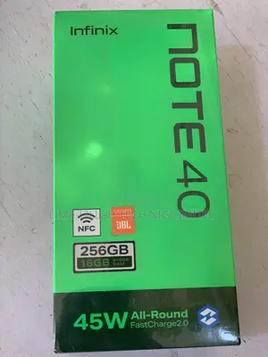 New Infinix Note 40 256 GB