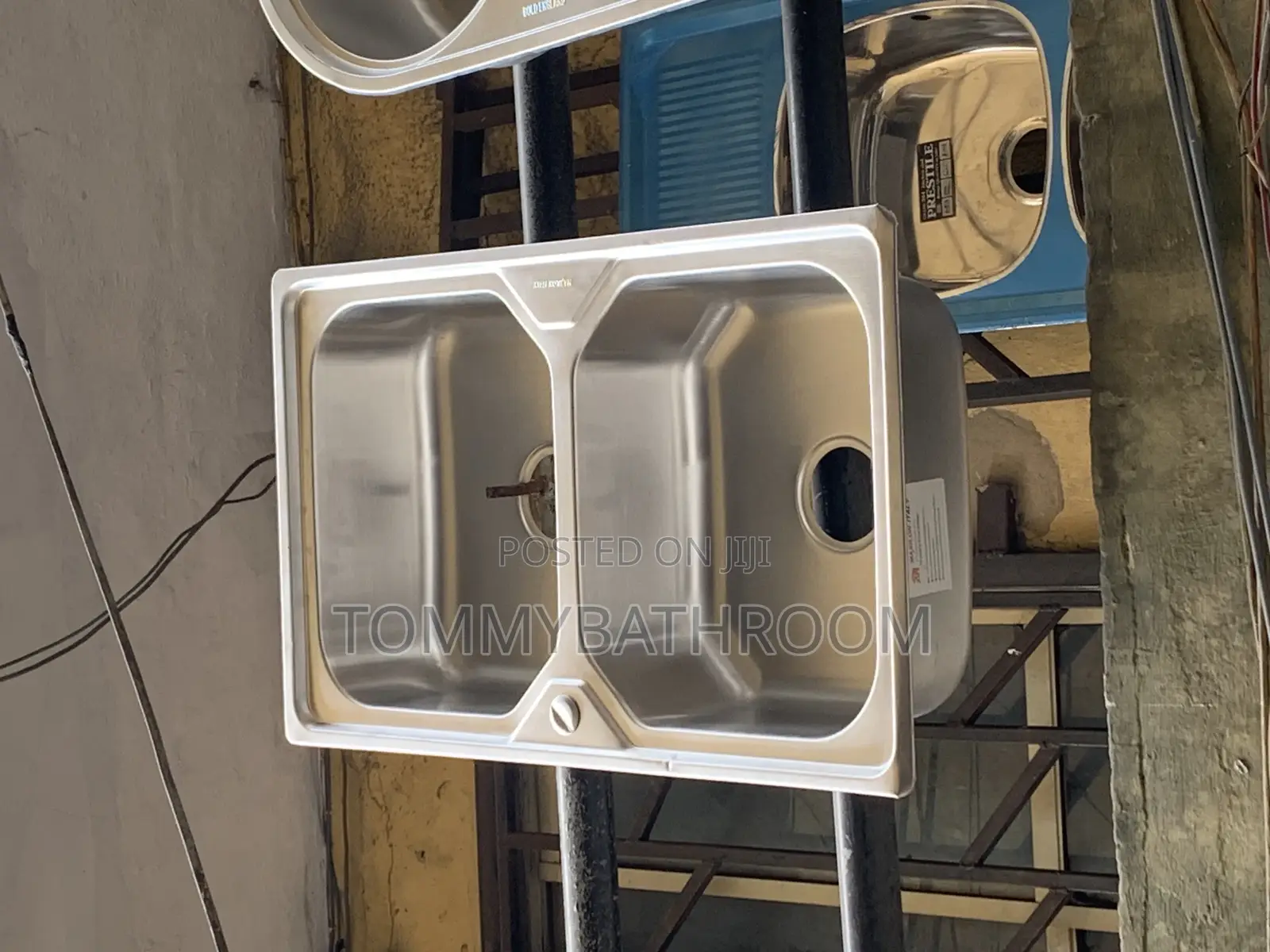 3” Double Bowl Sink