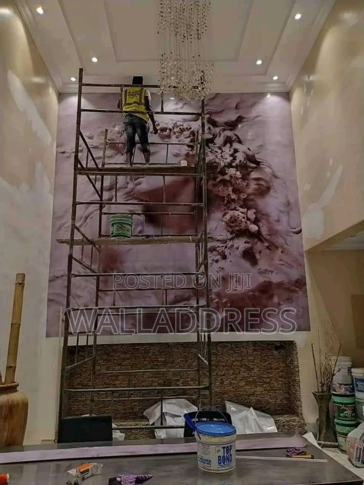3D 8d 16d Wall Mural / Wallpaper/ Installation.