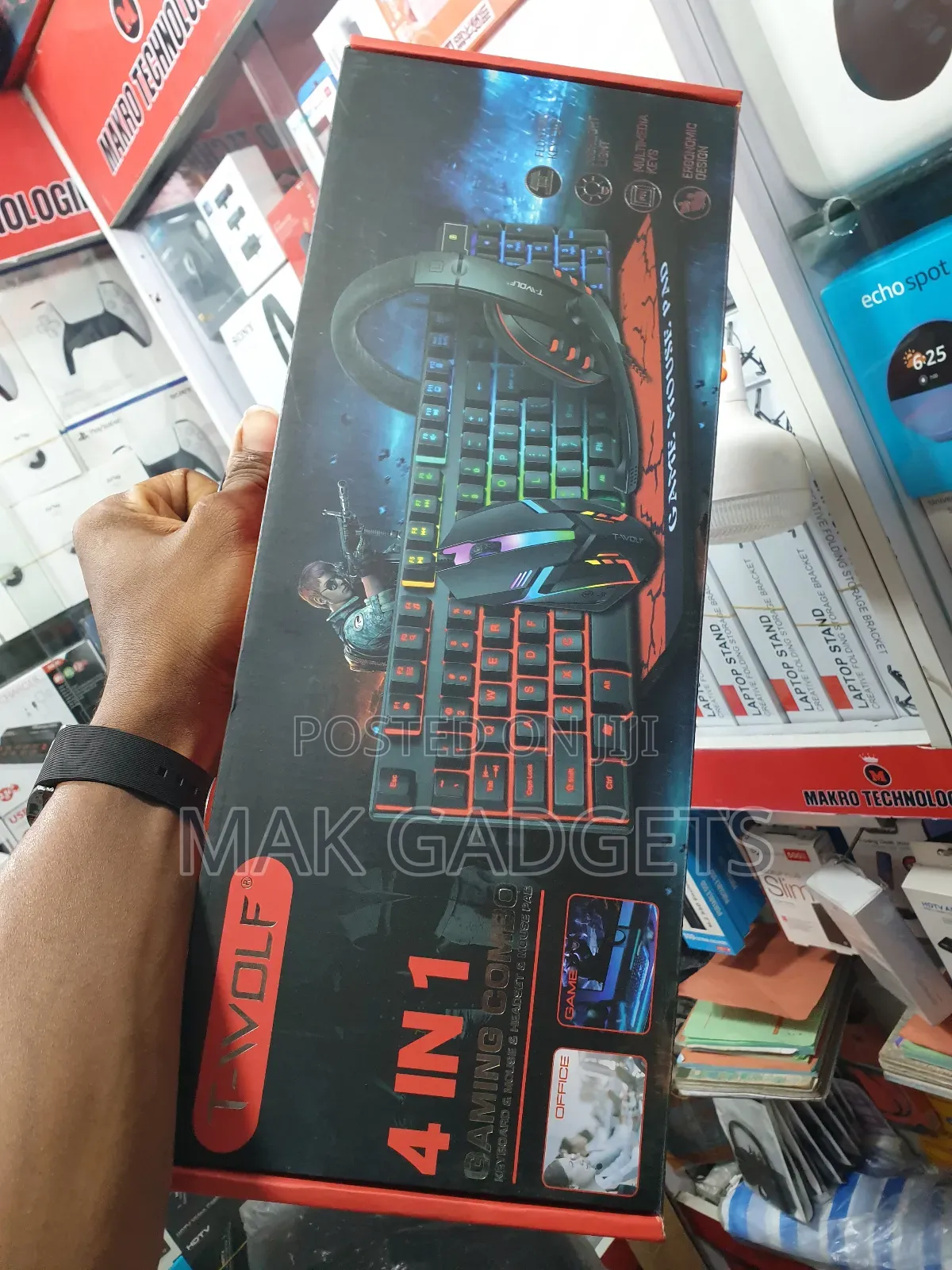 T-Wolf Tf800 Four-Piece Gaming Combo